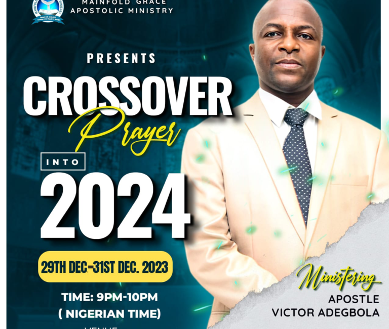 CROSSOVER PRAYER INTO 2024 – DAY 3